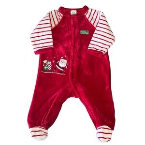 Little Me First Christmas Footie Pajamas